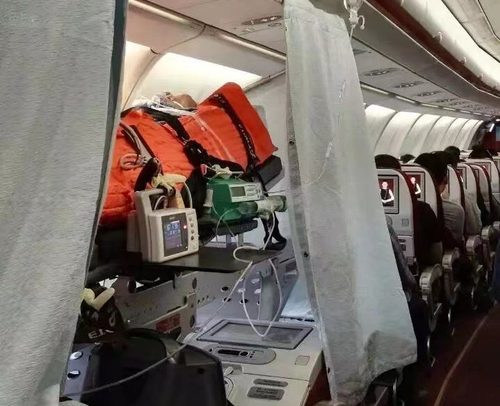 龙泉市跨国医疗包机、航空担架